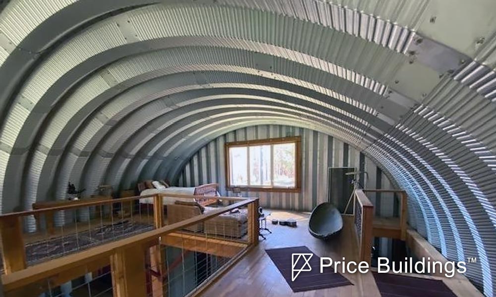 Quonset hut design is quite a master stroke, and can be utilize for storage, commercial, or housing development...check out this one from <a href="/PriceBuildings/">Price Buildings</a> #affordablehousing #engineering #design #construction #building #development