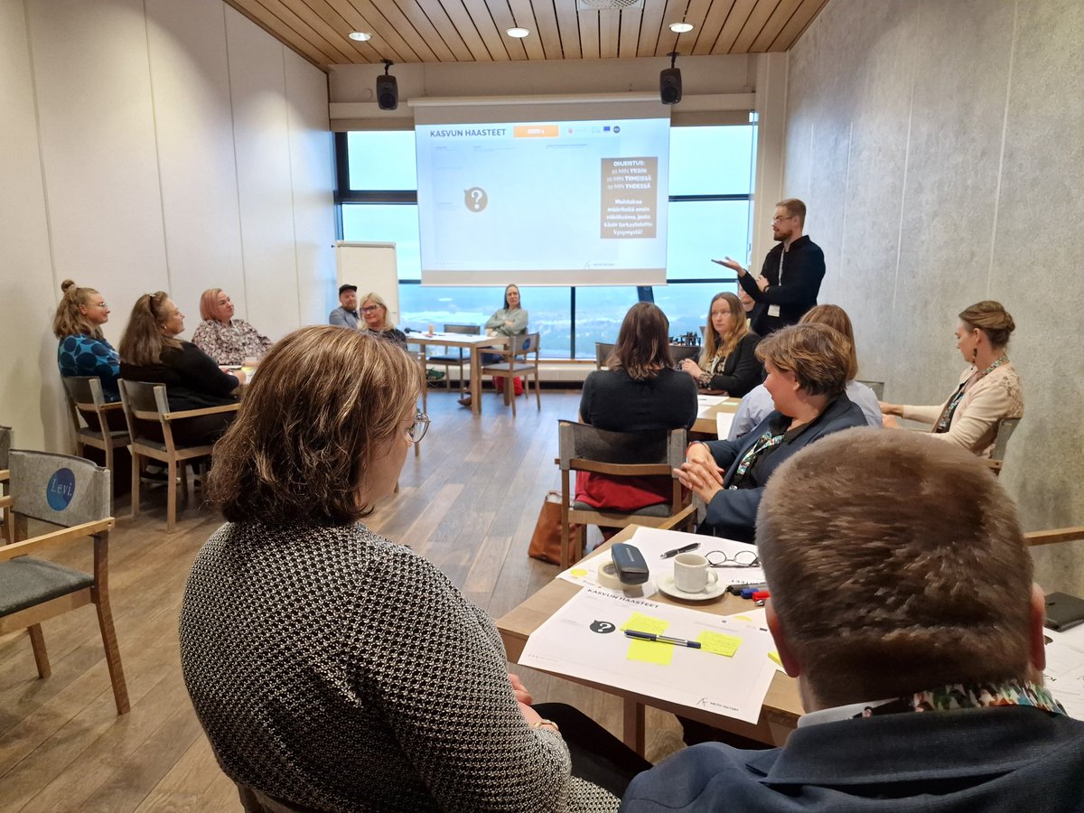LapinLiitto's tweet photo. 🐥 Työryhmä: Miten parannamme lappilaisten yritysten kasvumahdollisuuksia tki-toiminnalla?
#tehemäyhessä #kasvuapohjoisesta #Lappi https://t.co/Jg77IFOlLc