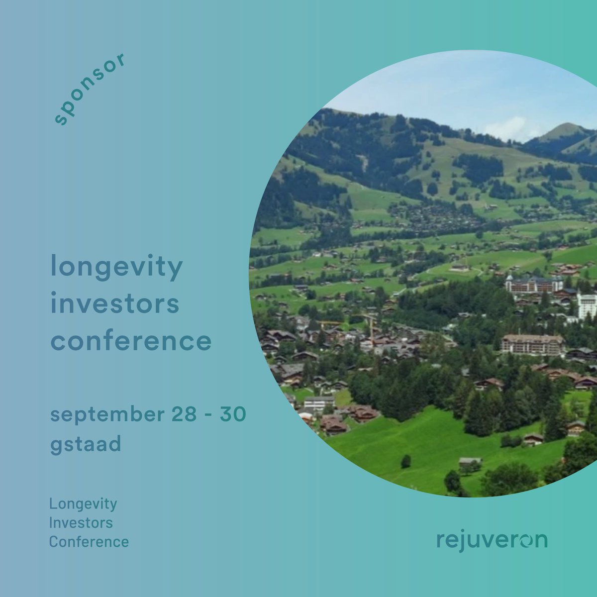 centenara_labs's tweet photo. Join us for two days of keynote speeches, fireside chats, and panel discussions on #biotech, #agingtechnology, #AI, and #investmentstrategies at the Longevity Investors Conference @Longevity_Inv. Watch @rejuveron_life's @C_Angermayer & @RealAaronWeaver tomorrow, Wed Sept 27! https://t.co/b8ldeUCa5l