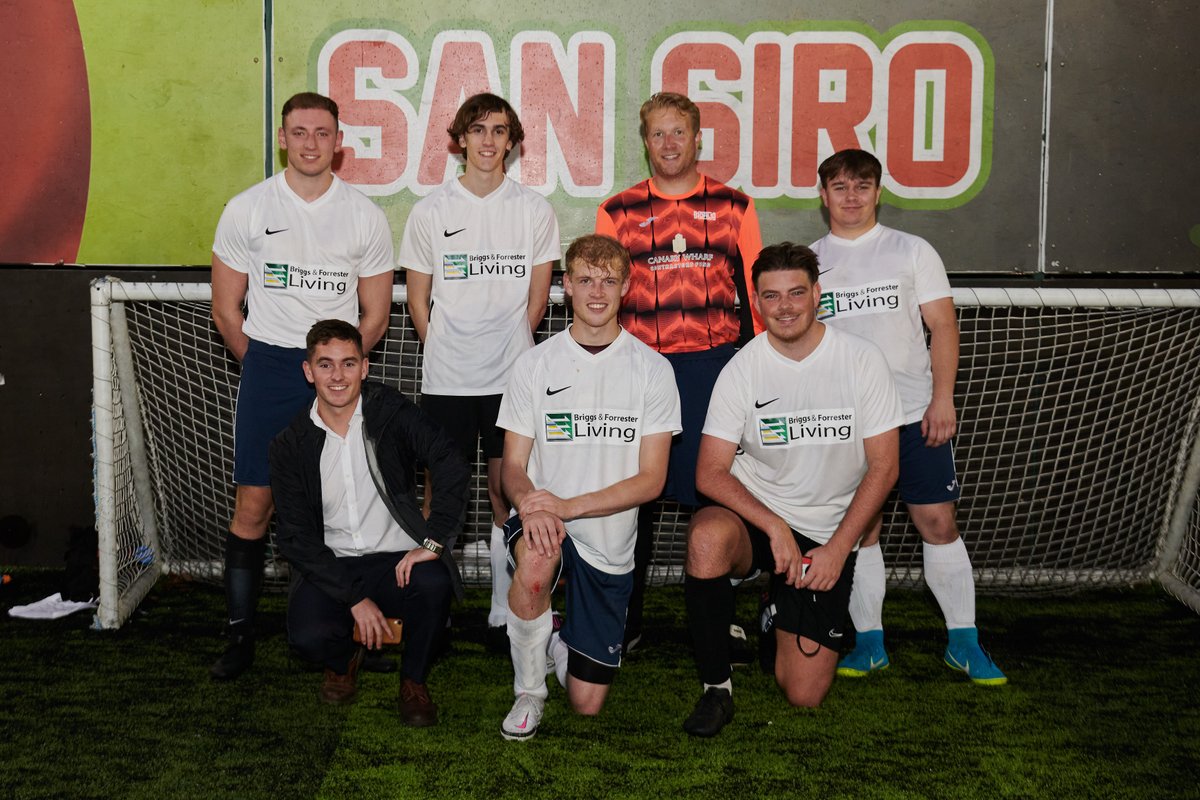 BriggsForrester's tweet photo. ⚽ At the start of this month Briggs and Forrester Living assembled a team for the Canary Wharf Contractors 5-a-side Football Event, raising funds for the Canary Wharf Contractors Fund. ⚽......🏃♂️
#excellenceateverylevel #charityfootball #socialvalue #construction https://t.co/MoroqGdBcu