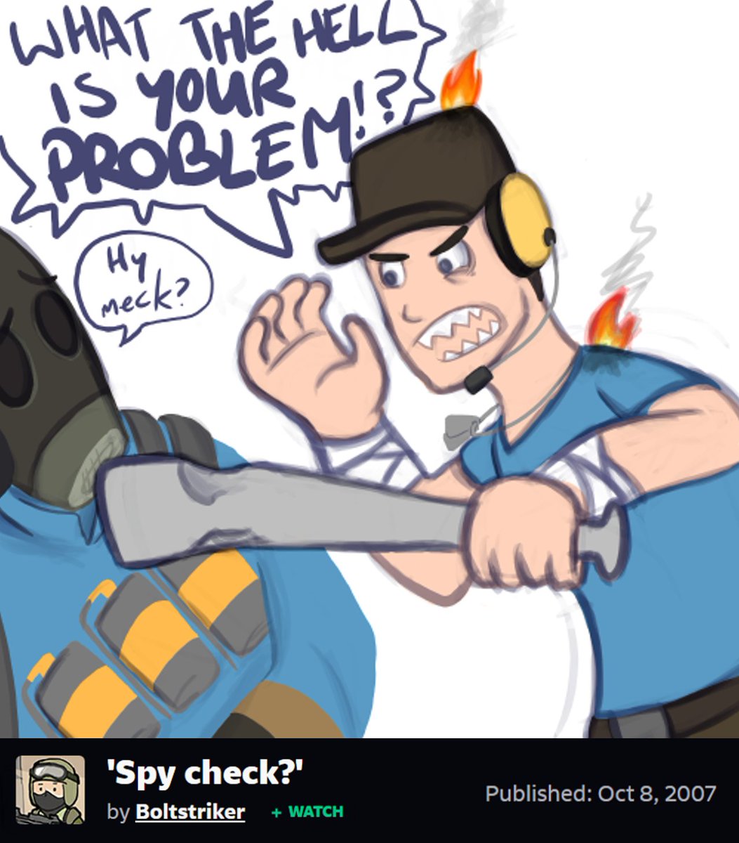 heavy team fortres 2 on Twitter: "this was the first ever tf2 fan art ...
