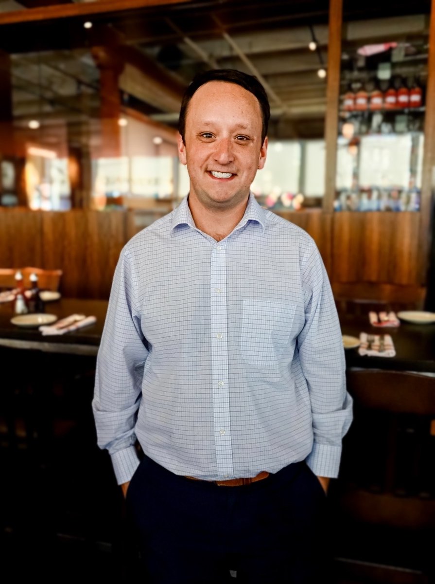Please join us in welcoming The Pit's newest General Manager, James Olivieri! He hails from Eastern NC (so he knows a thing or two about BBQ and southern hospitality), and his favorite thing on the menu is "the chopped 'cue, of course."

Welcome, James!
