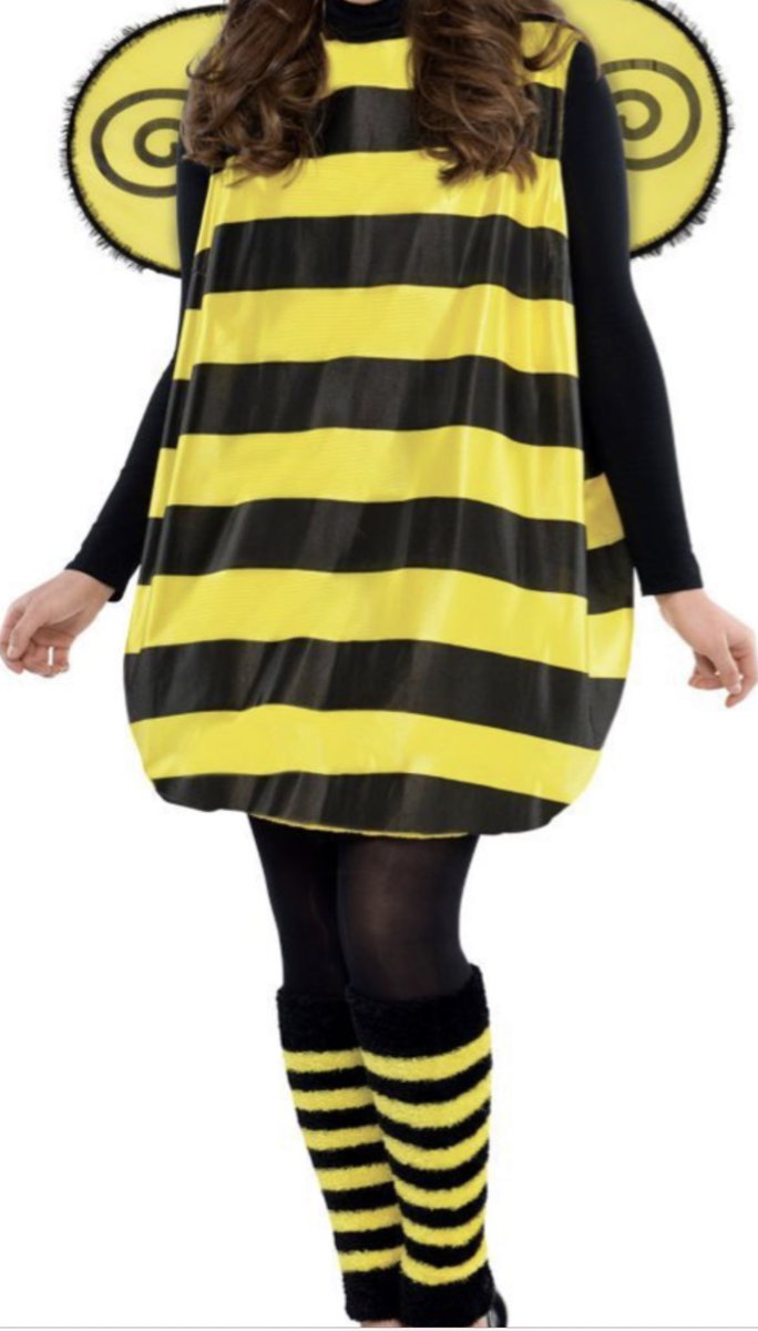 abbottelemstan's tweet photo. what I think each teacher from Abbott Elementary will wear on the Halloween episode — a speculative thread;

janine teagues - spelling bee (this is literally the first chaotic thought that came to mind) 🐝 https://t.co/Bjijdipvxm