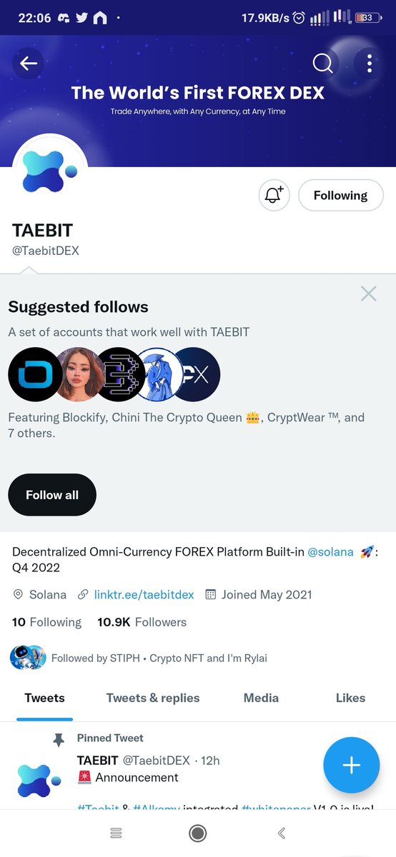 yahdassej's tweet photo. @TiarCrypto @TaebitDEX https://t.co/PHyQzaDpPR