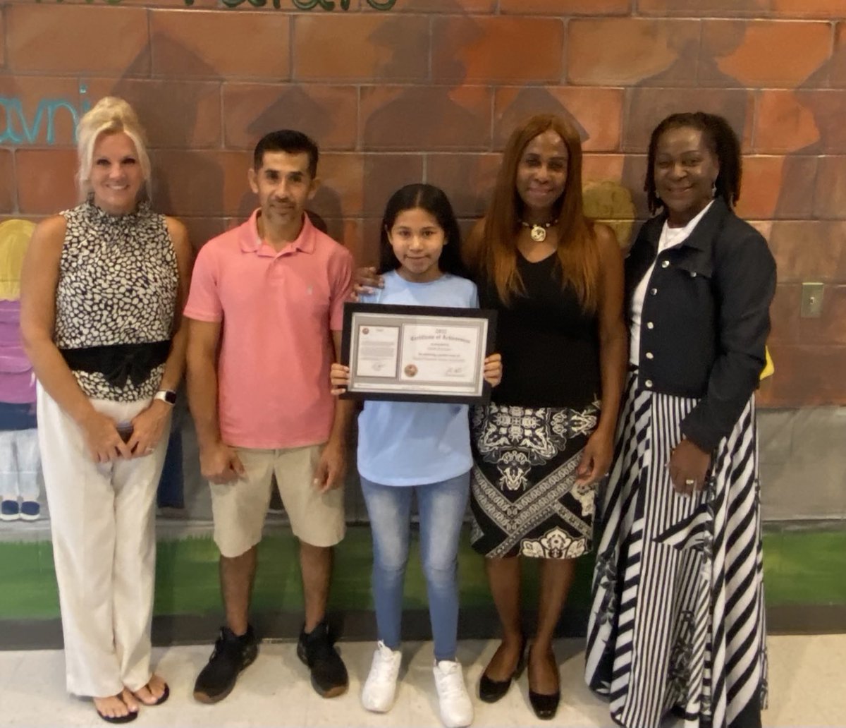 Gator PROUD of students earning a perfect score on FSA…One in math and the other in science!