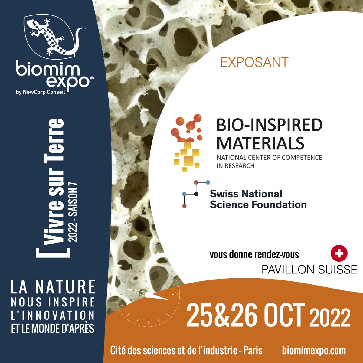 Venez nous retrouver @BiomimExpo à #Paris dans un mois! #bioinspiré biomimexpo.com Come and meet us @BiomimExpo in #Paris next month! #bioinspired biomimexpo.com/en/