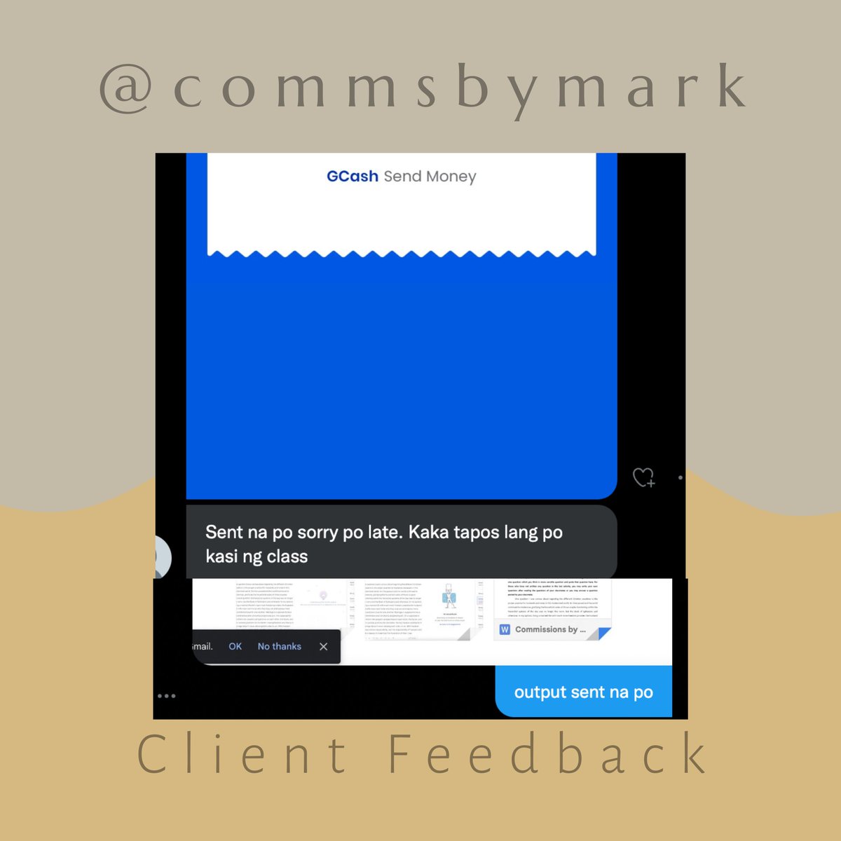 commsbymark's tweet photo. regular client feedback
👨💻task: christian vocation essays
thank you for the trust! #MarkCommsFeedback https://t.co/M3dqAiz7Ix