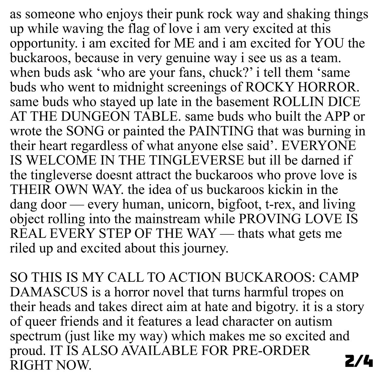 Chuck Tingle tweet media