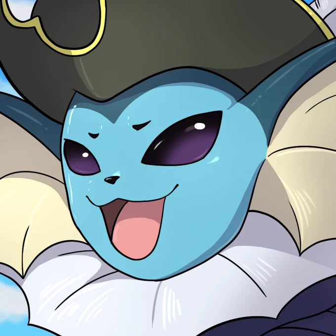 A pirate flavoured Vaporeon for ! :D 