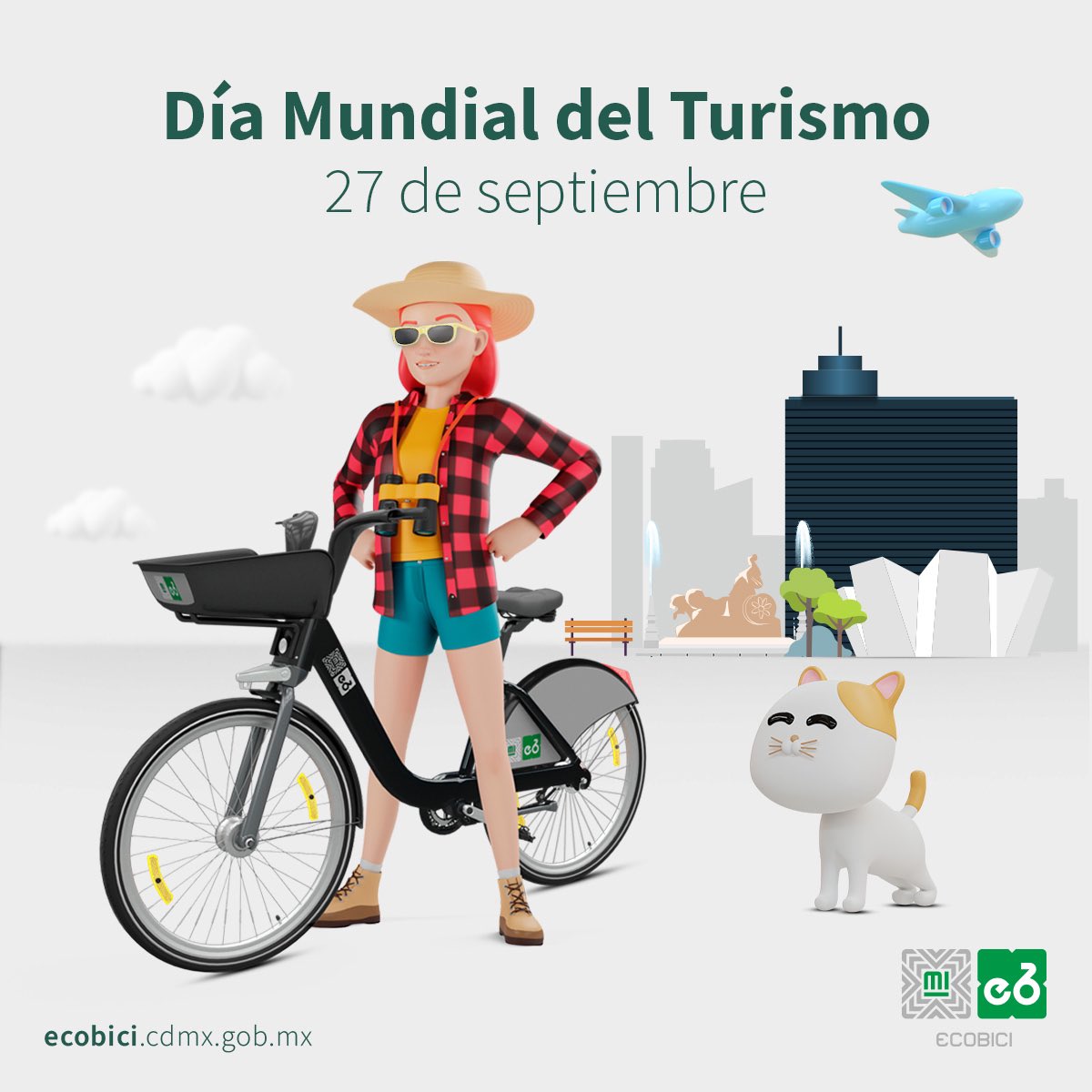 ecobici's tweet photo. Una ciudad que lo tiene todo, un país que lo tiene todo
#ECOBICI #DíaMundialDelTurismo #VisitaMéxico #VisitaCDMX https://t.co/iApybizXEN