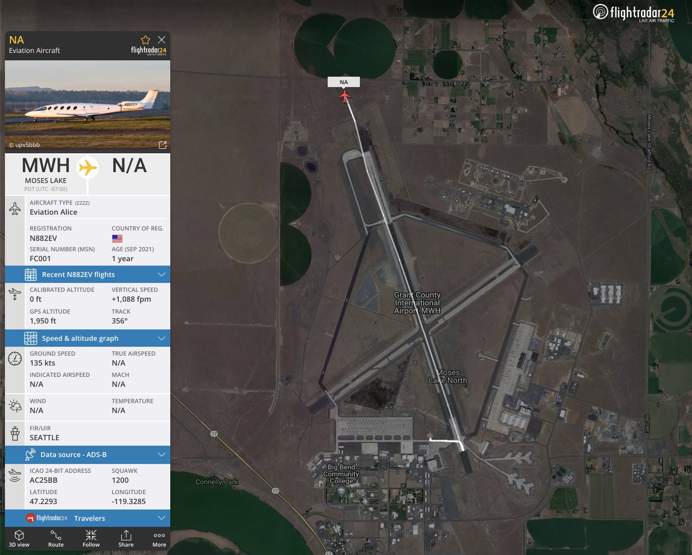 Flightradar24 on Twitter "Eviation’s Alice and its 43,000 individual