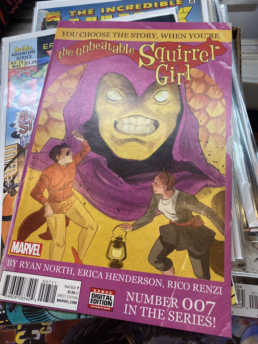 strangeadventrz's tweet photo. Squirrel Girl was truly unbeatable. a great series by Ryan North & Erica Henderson!
coming soon to the #marvelomnibus family!
#watchthetrees
#squirrelgirl
#readmorecomics https://t.co/WoumAAphdQ