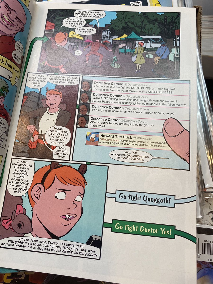 strangeadventrz's tweet photo. Squirrel Girl was truly unbeatable. a great series by Ryan North & Erica Henderson!
coming soon to the #marvelomnibus family!
#watchthetrees
#squirrelgirl
#readmorecomics https://t.co/WoumAAphdQ