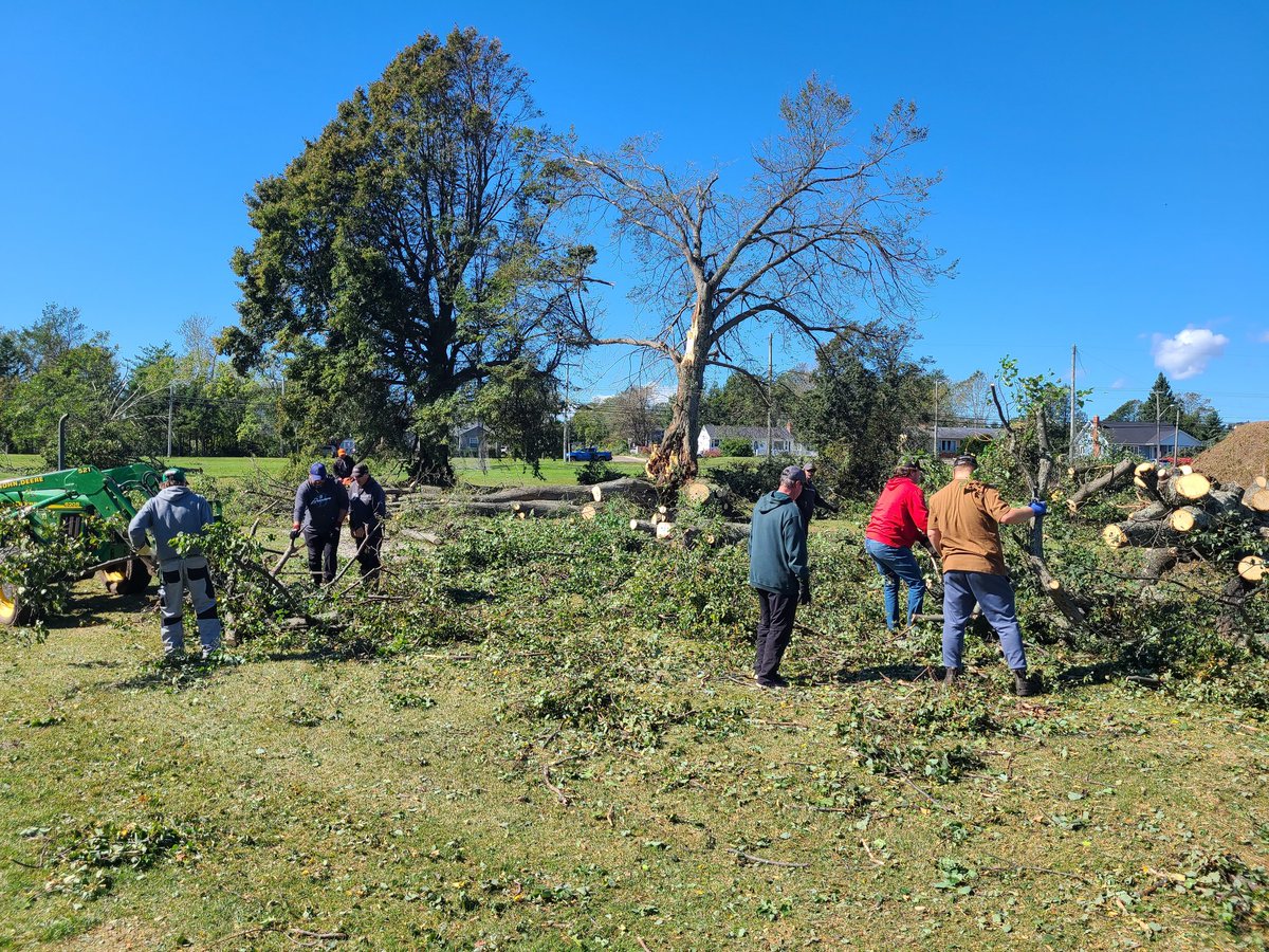 Our staff and crew are working hard getting our historic course cleaned up. We're calling on all members and friends willing to come and help and share this with all their friends. We need bodies and chainsaws. We are out here daily from 8am to approximately 4pm. #FionaPEI