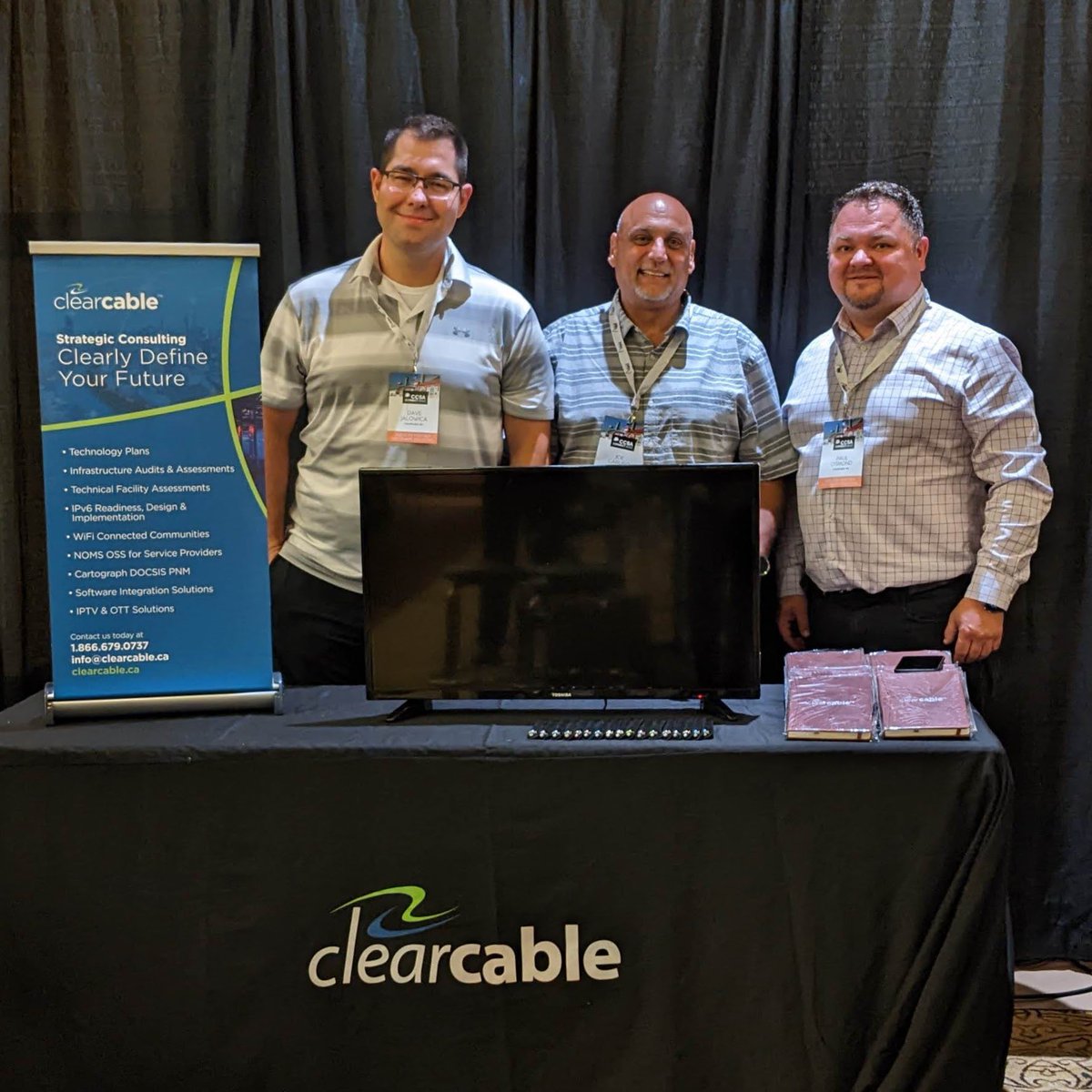 clearcable's tweet image. The @clearcable team enjoying the @ccsaonline Connect 2022. @PaulDOsmond @joe_clearcable