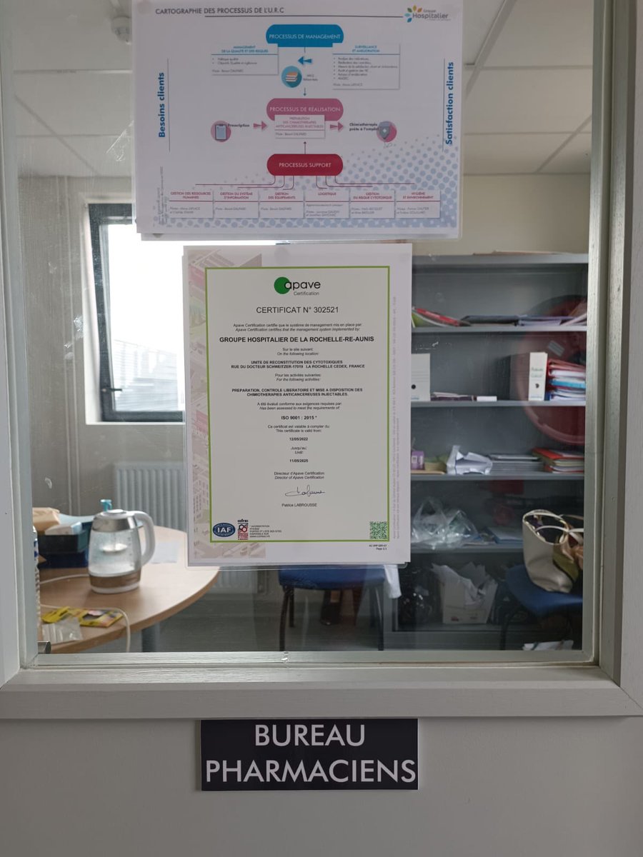 Le Franc (@arz7614) on Twitter photo Bravo à toutes et tous pour cette nouvelle certification ISO 9001 de l’unité de préparations des chimiothérapies du <a href="/GHLaRochelle/">Hôpitaux La Rochelle Ré Aunis</a> 👌💪💪👍 Bravo à toutes et tous pour cette nouvelle certification ISO 9001 de l’unité de préparations des chimiothérapies du <a href="/GHLaRochelle/">Hôpitaux La Rochelle Ré Aunis</a> 👌💪💪👍