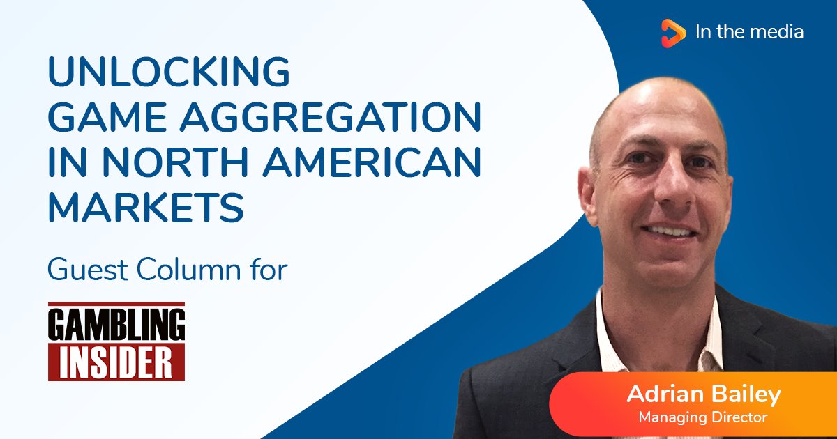 In preparation for G2E Las Vegas, you can now read this very insightful guest column by Adrian Bailey for Gambling Insider, where he explains how game aggregation enables a fast track to market in North America for both operators and suppliers.
Read here