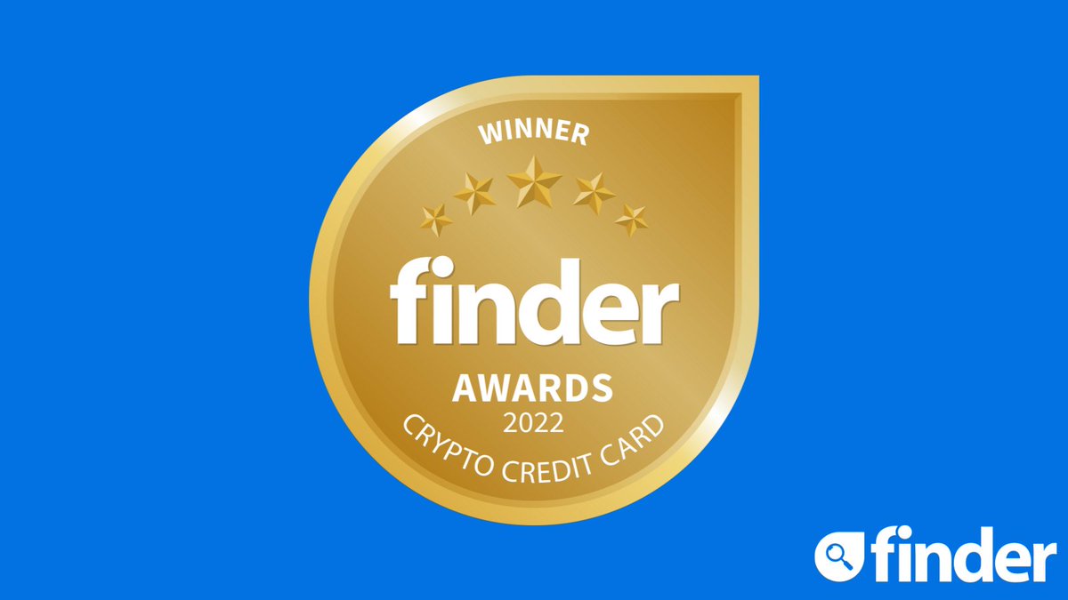 BlockFi's tweet photo. We’re thrilled to be recognized by @Finder for having the Best Crypto Credit Card.

The #BlockFiCard “remains the best example of what a well-rounded and useful crypto credit card looks like.”

Apply now: https://t.co/DCKmxPl8te https://t.co/cFRrrMXjx3