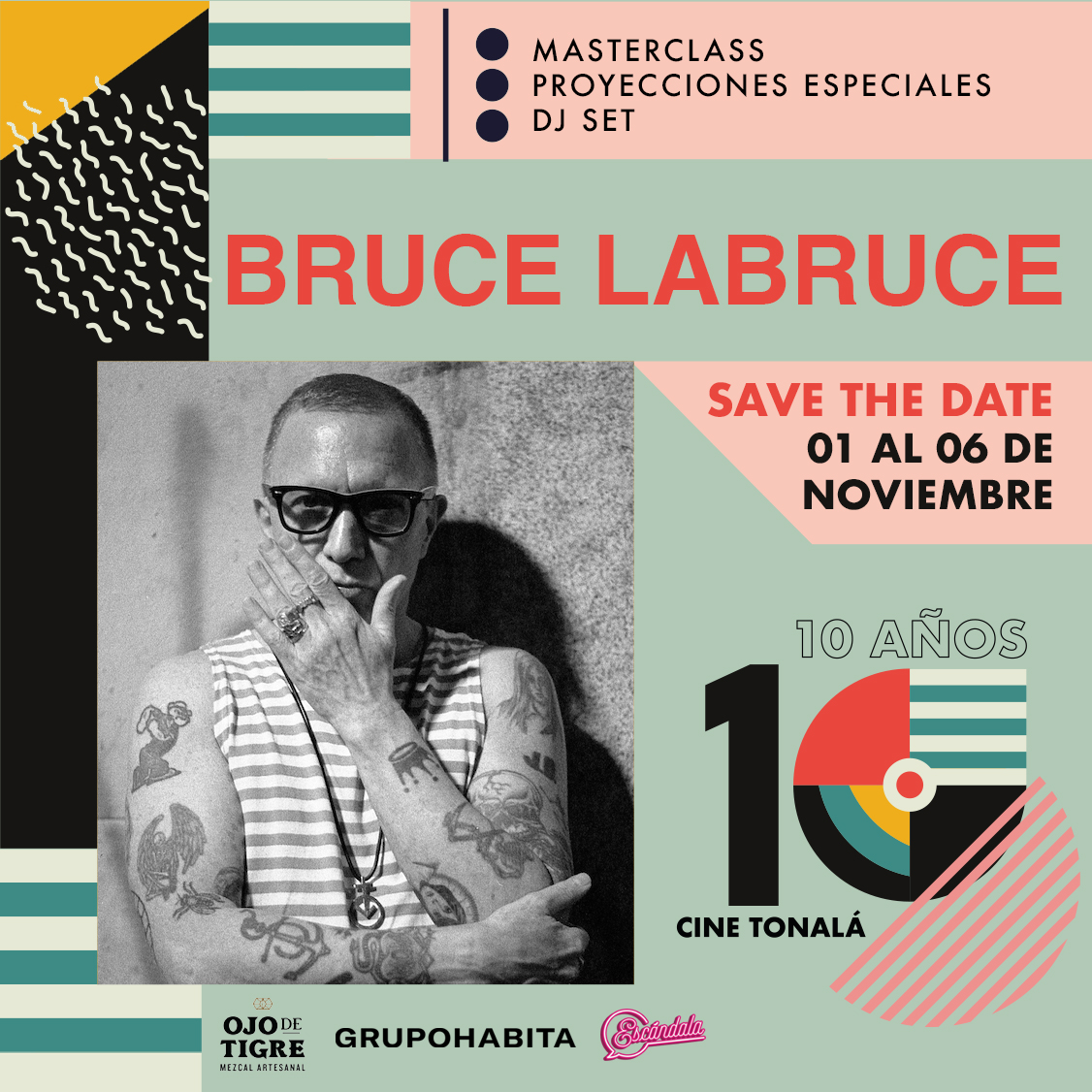 It's Happening! El Maestro @BruceLaBruce vendrá a México como parte de las celebraciones del @cinetonala #CineTonala #10Años 😱🎞️🏳️‍🌈🇨🇦🇲🇽
