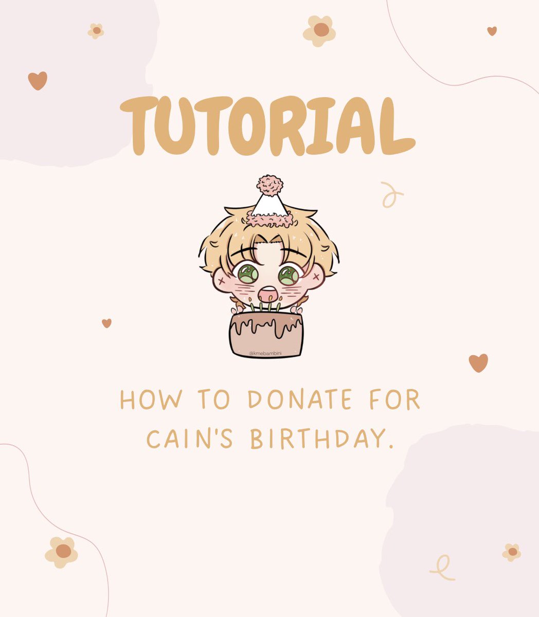 cainstan_'s tweet photo. Monetary support is still being accepted for Cain's birthday.
I made a little tutorial on how to donate and what methods there are.
Help me share this information with other Cain fans.🙇🏻‍♀️♥️ https://t.co/2epIxtESIm