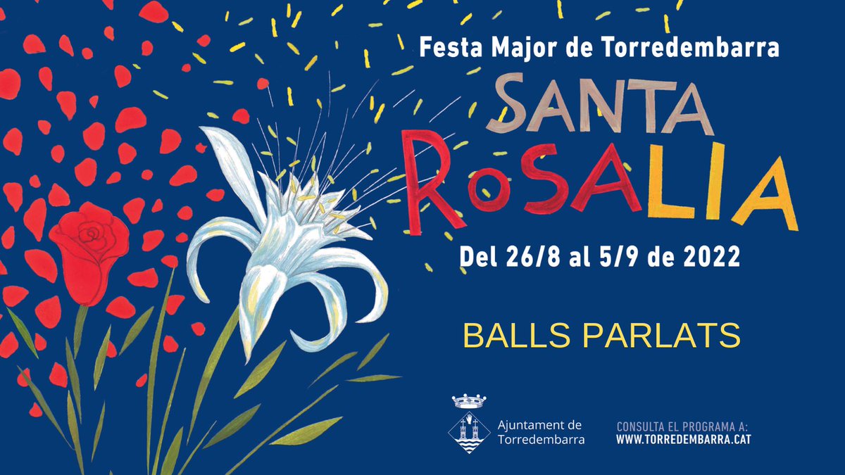 🎉 La Festa Major de #Torredembarra Santa Rosalia #FMTdb 2022 ens ha deixat cinc representacions de balls parlats 😀👇

<a href="/BalldeMalcasats/">Ball de Malcasats</a> <a href="/DiablesTDB/">𝗕𝗔𝗟𝗟 𝗗𝗘 𝗗𝗜𝗔𝗕𝗟𝗘𝗦 𝗗𝗘 𝗟𝗔 𝗧𝗢𝗥𝗥𝗘</a> infantil <a href="/ballgitanestdb/">Ball de Gitanes de Torredembarra</a> #serrallonga i <a href="/DiablesTDB/">𝗕𝗔𝗟𝗟 𝗗𝗘 𝗗𝗜𝗔𝗕𝗟𝗘𝗦 𝗗𝗘 𝗟𝗔 𝗧𝗢𝗥𝗥𝗘</a> 

Aquí els trobareu tots 📹 youtube.com/playlist?list=…

📹 Anna F.