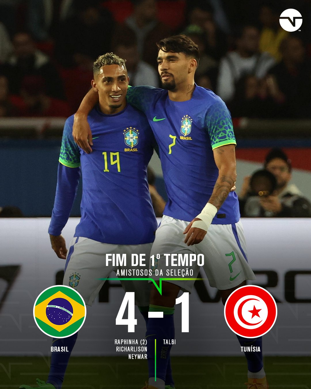 🇧🇷 CLASSIFICADOS!!! Brasil vence a - TNT Sports Brasil