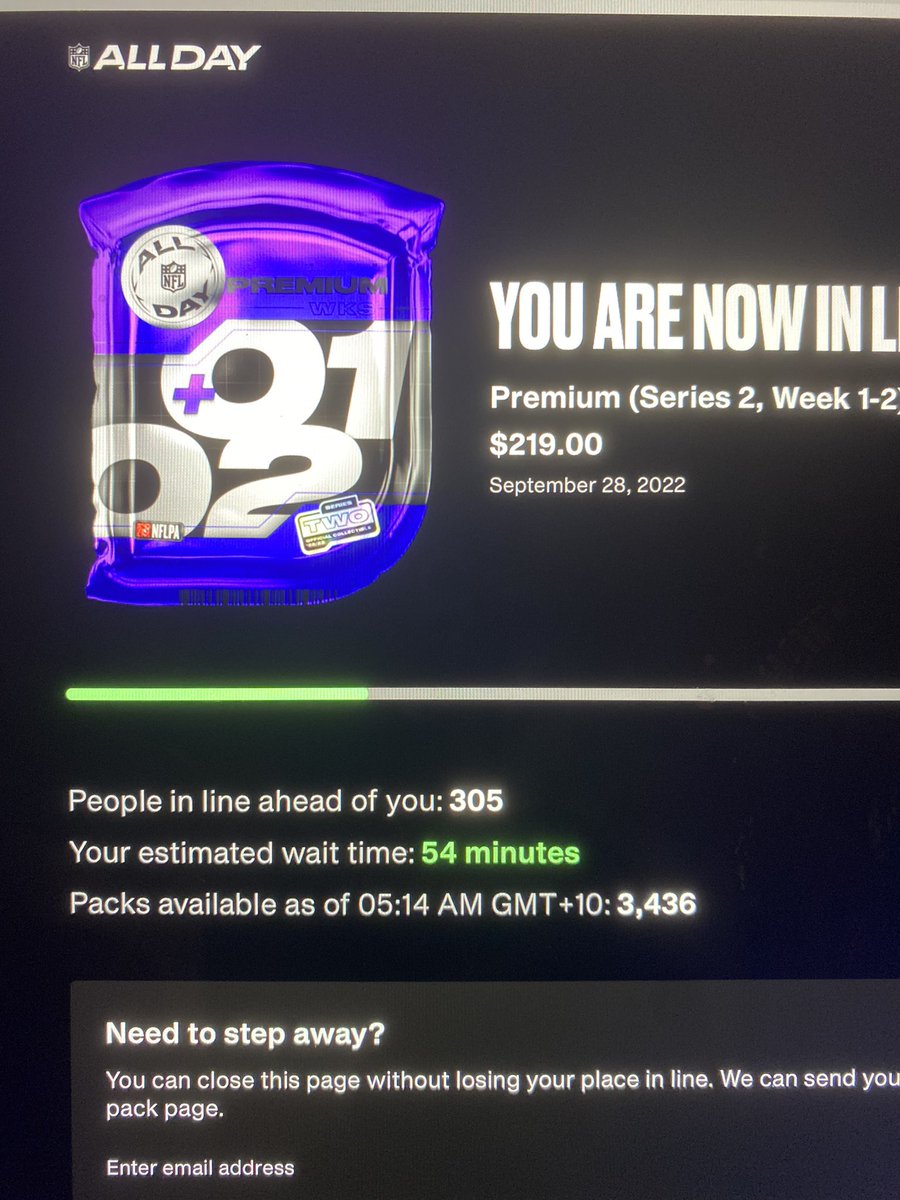 EquitiesWard's tweet photo. @AlexNFLAllDay I woke up at 2.30am to join the queue, now 5am and still waiting, lucky I got a good line number but one hour for 300 ahead ? https://t.co/uUp24rr6us