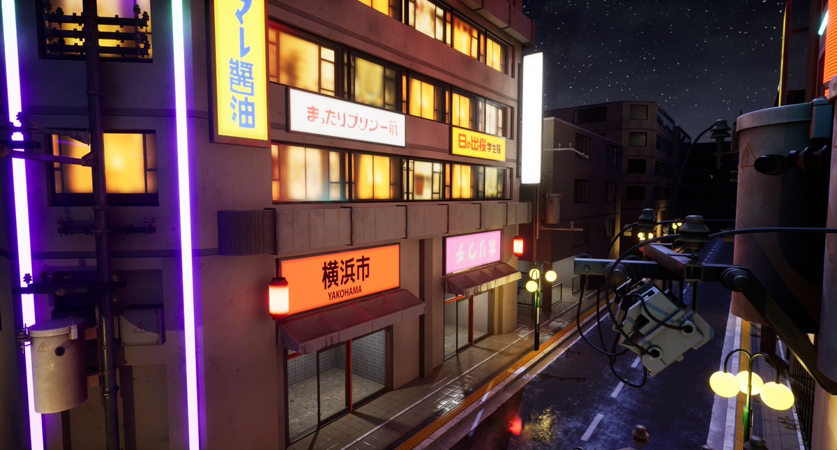 Hi, I bring you a preview of the project I'm working on, I hope you like it 😎

I'm using this art pack "City Environment Megapack vol 02", you can find it on Epic Games.

#Art #NEON  #Chinatown #EnvironmentalArt #WorkinProgress