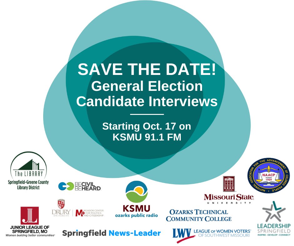 Get to know your local candidates! At noon October 17-25, <a href="/ksmu/">ksmu</a> will air interviews hosted by a coalition of 11 nonpartisan community groups.