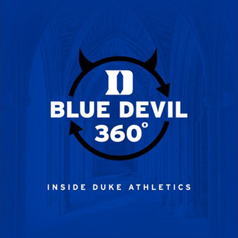 DukeATHLETICS's tweet photo. 🎙️ #BlueDevil360 is back!
This month's episode features:
» AD @ninaking22
» @DukeMSOC all-time leading scorer and current @MLS senior VP Ali Curtis
» @DukeWSOC All-American Sophie Jones
» @DukeFOOTBALL grad transfers @camdillon901 and Andre Harris ⤵️