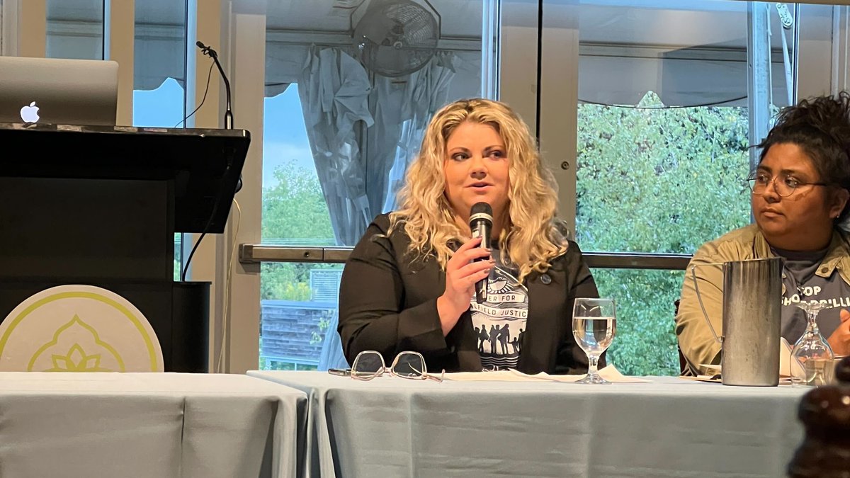 “There’s not a kid in Washington County who doesn’t live within five miles of a well-pad. We know [living near] fracking poses significant health risks, particularly for children. Despite this, we face continued fracking and they’re calling it clean energy."