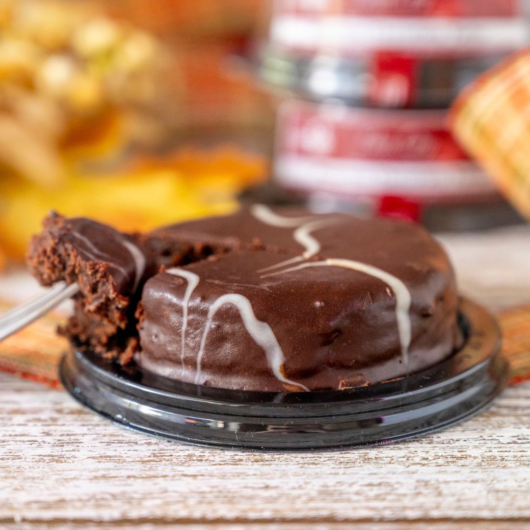 Fall colors are all around us...they look especially beautiful when they are next to our delicious chocolate torte!