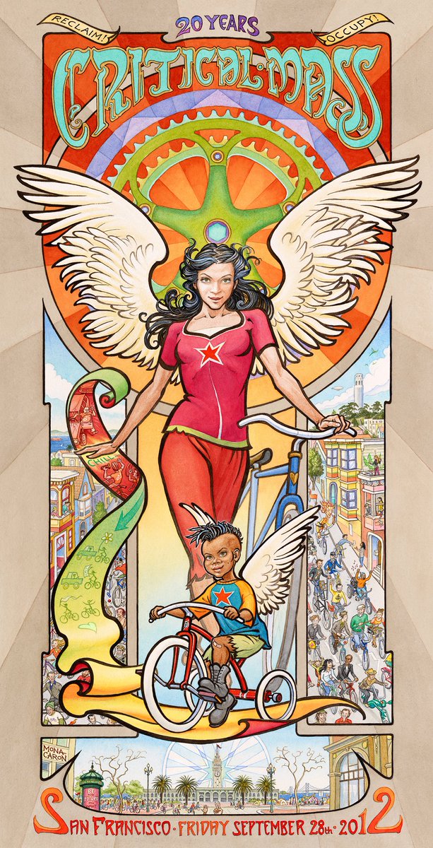 2002: 10 Year Anniversary poster by Mona Caron
2012: 20 Year Anniversary poster by Mona Caron

2/3