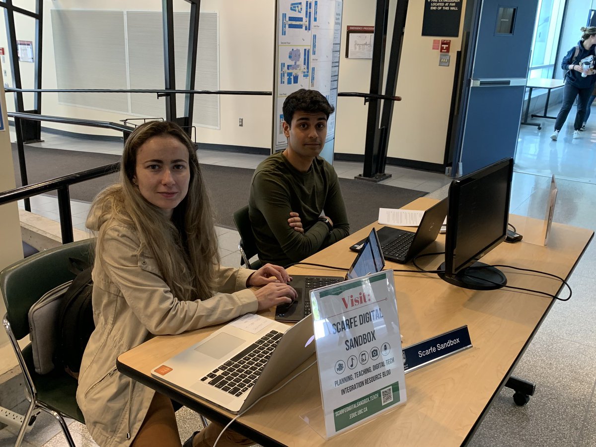 yvonnedtechtalk's tweet image. #UBCBEd2023 Have you heard of #TechinTransit @UBCTeacherEd @UBC_ETS Learn and share! Find out more in the foyer today!