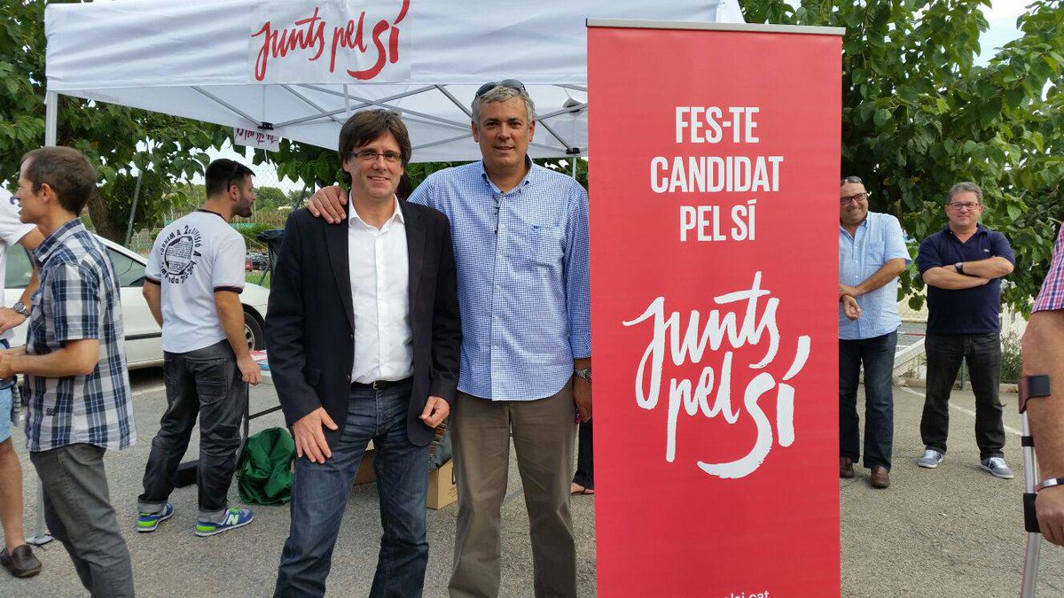 jordisendra's tweet photo. Fa 5 anys @JuntsPelSi vam guanyar i vam iniciar el camí a l'#1O i la Declaració d'Independència d #Catalunya. Avui com #Alcaldable de @JuntsXCat a #Tarragona tinc la mateixa determinació per fer una #Tarragona forta en una #Catalunya lliure. I sempre al teu costat President @KRLS https://t.co/EfFEchQBiU