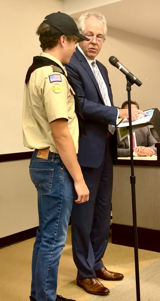 RonRobertsGoCVS's tweet image. Having a Scout at a Board meeting is always a reminder to me to try to be a better person. James is working on his Eagle Scout project by raising money for the Capuchins. Help him out: purchase pumpkins, straw, etc. at Cherokee this Saturday (10:00-4:00). 

Go CVS charitably!