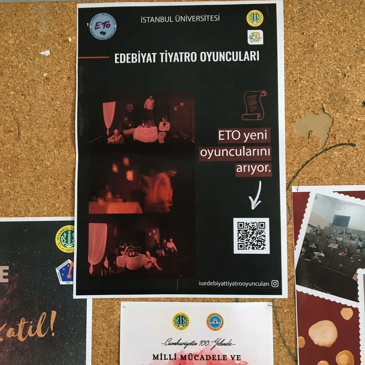 iueeto's tweet photo. Afişlerimiz Edebiyat Fakültesi'nde 🍂

Tanıtım haftalarının ardında tanışma toplantılarımızın tarihleri duyurulacak, online formumuzu doldurabilirsiniz:

🔗 https://t.co/50nmOXKZed

#istanbulüniversitesi @iuedebiyatf https://t.co/S2iTPn4p9B