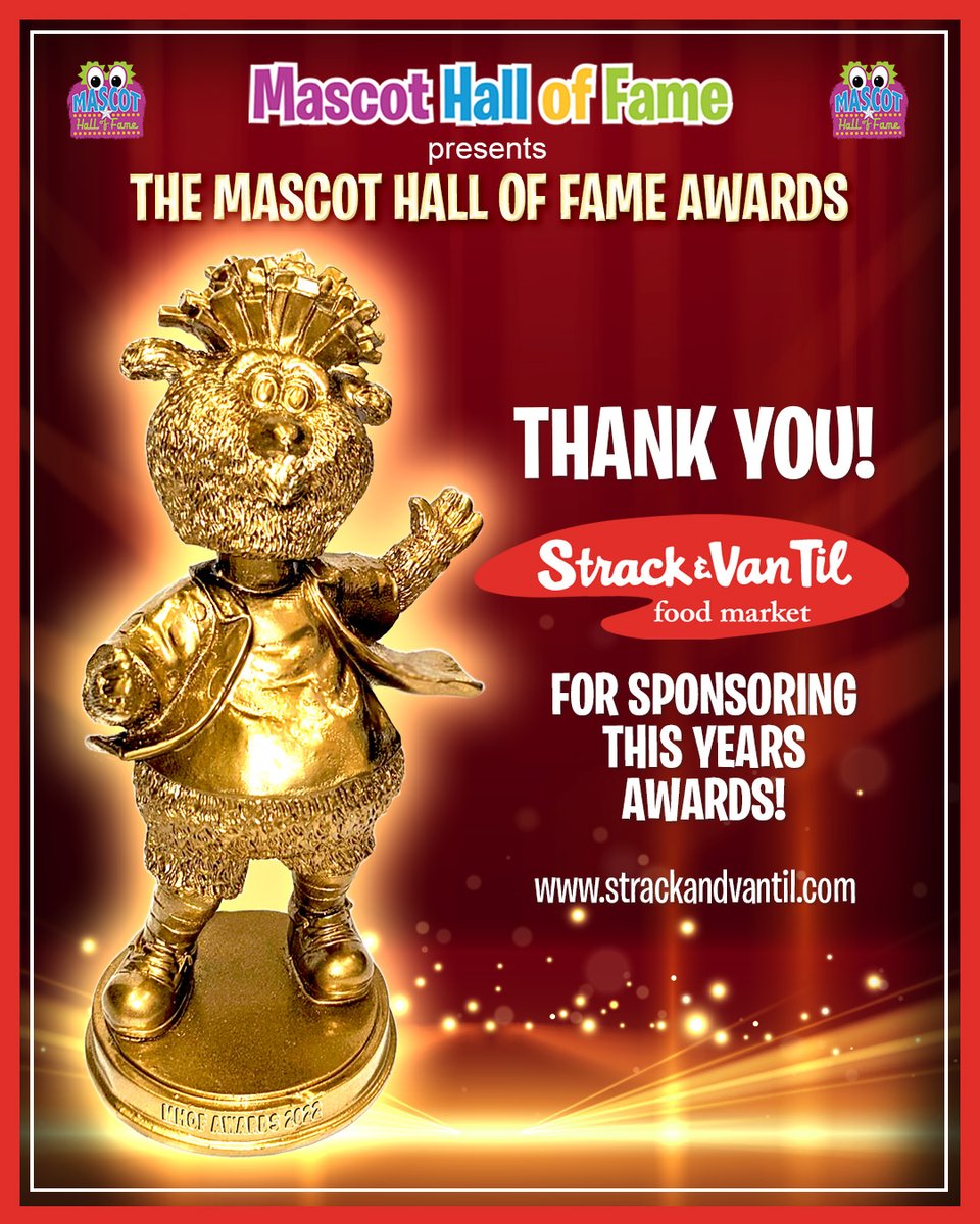 MascotHall's tweet photo. 🎶It's the final countdown!🎶
Only 3 more days left to nominate your favorite pro, minor league, college, high school, independent or corporate mascot for our #MascotHallofFameAwards!
https://t.co/3hjhIcxUbJ
#MascotHall #MascotHallofFame #GoldenReggy
#StrackVanTil https://t.co/1pKzxa3hJF