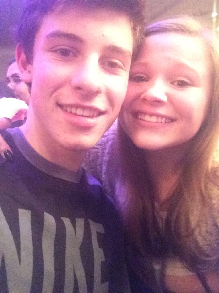 shawn with a fan