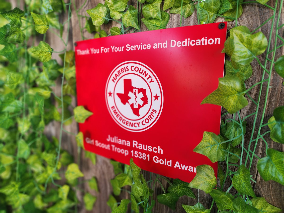 <a href="/hcec911/">HCEC911</a> congratulates Juliana Rausch on achieving her <a href="/girlscouts/">Girl Scouts</a> Gold Award!

For her Gold Award, she designed and installed a beautiful outdoor sitting area for our medics to enjoy at Station #91 on Airline.

#gsGoldAward
