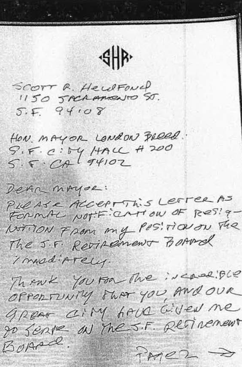 mdbarba's tweet photo. Quick count shows mayoral appointees to about 20 different city board and commissions submitted draft resignation letters to Breed's office. A member of the Retirement Board submitted his as a handwritten note https://t.co/NQXBKPqU4r