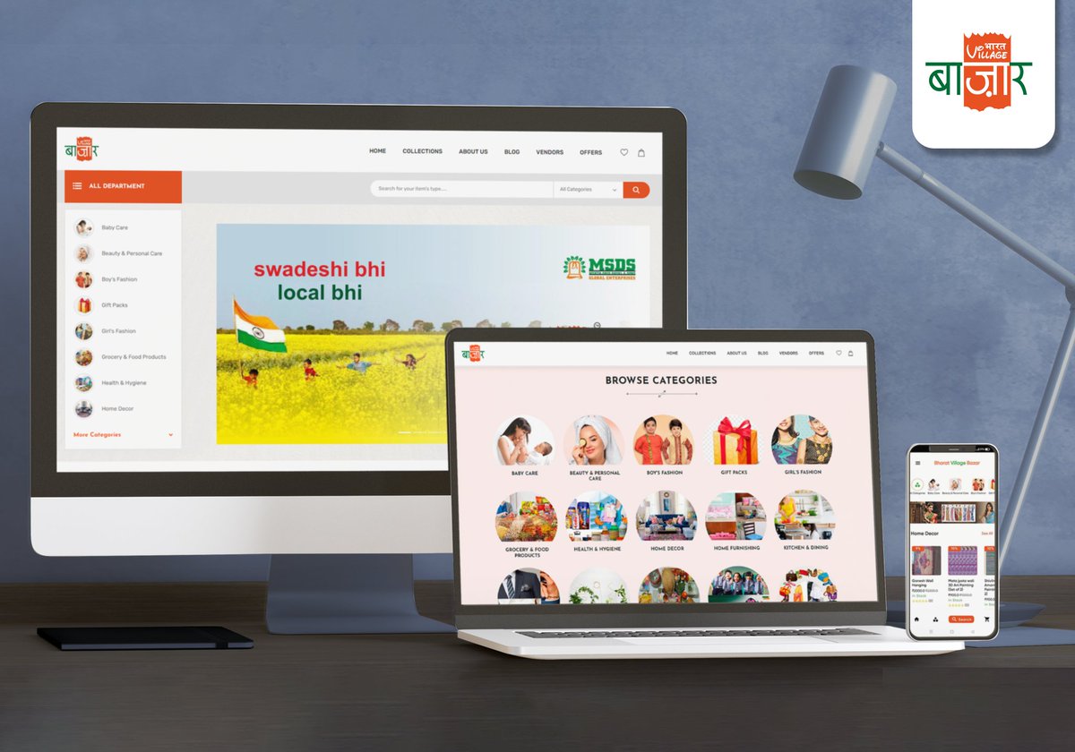 DeviceDoctor_in's tweet photo. Want to create an empire of eCommerce brands like amazon? we can help you create one &amp; enter you into a multi-billion industry Like Bharat Village Bazar (the First Local Multi-Vendor Ecommerce Brand In India). https://t.co/k0dPT8aqDA
Contact Us for Creating Yours Also. https://t.co/z4kwvhl2EB