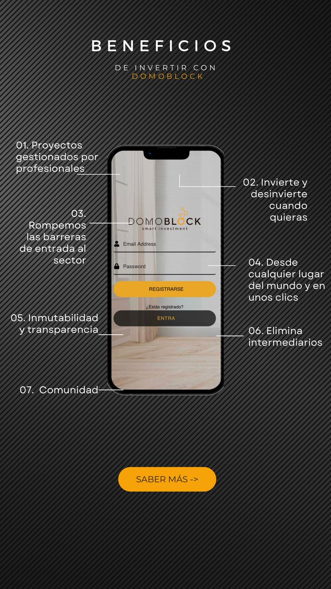 🤯 Benéficos de invertir con #Domoblock.
 #Invierte de forma inteligente de la mano de profesionales en el sector #inmobiliario.