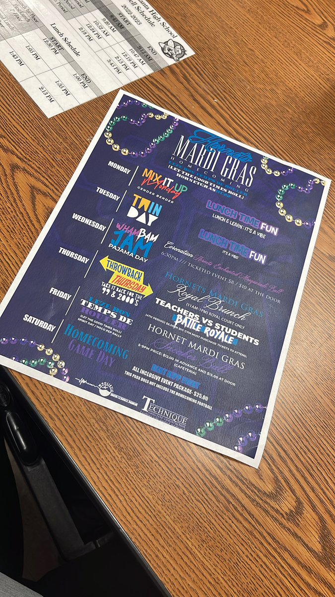 MsRaston's tweet photo. It’s HOMECOMING for #SAHS and this week is jammed packed with various events to showcase #HornetPride https://t.co/gQ4E91R0Km