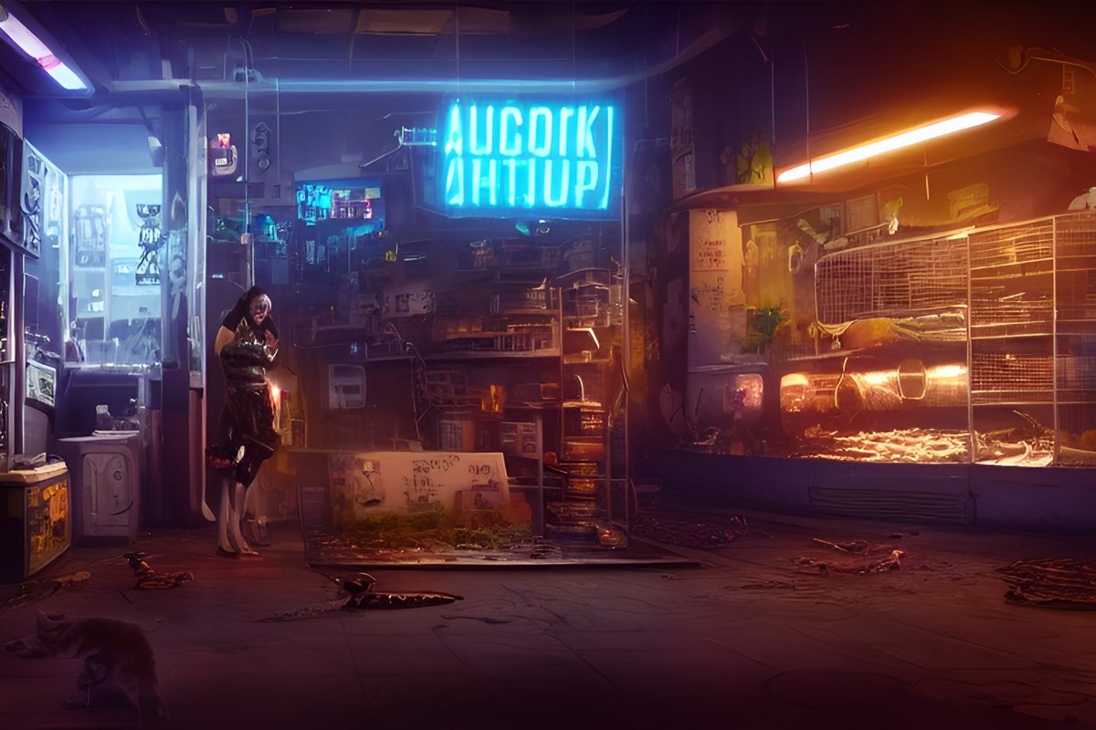 OrctonAI's tweet photo. Anyone interest in "Cyberpets" the stores are in most city's now and sell all types of modded animals and they will even custom mod your own "clean" pet.
See one below I got modded recently.
#midjourney #Midjourneyai #AIart #Digitalart  #cyberpunk #cyberpets #stablediffusion https://t.co/H5brDUDDmY