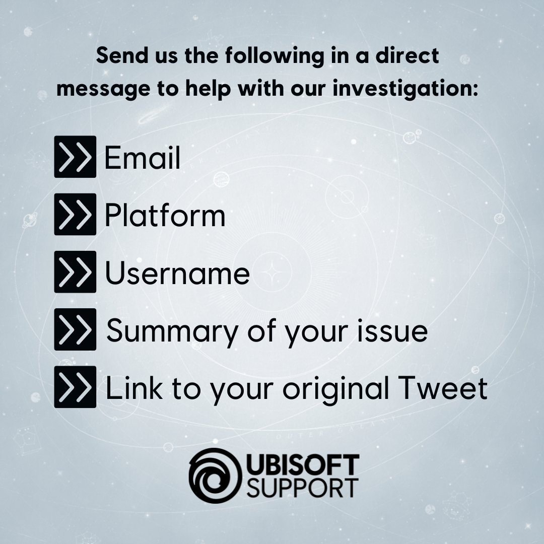 Ubisoft Support tweet media