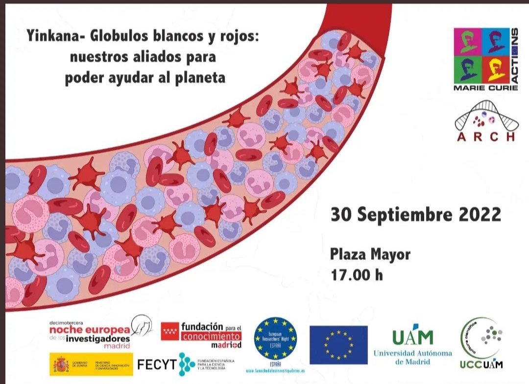 ARCH project - Marie Skłodowska-Curie grant (@archprojectmsca) on Twitter photo If you want to learn Science in a very fun way, we cant wait to meet you this Friday in Madrid <a href="/UAM_Madrid/">UAM Autónoma Madrid</a> <a href="/Mariecurie_alum/">Marie Curie Alumni Association (MCAA)</a> #EuropeanResearchersNight 🧫🧬🔬 If you want to learn Science in a very fun way, we cant wait to meet you this Friday in Madrid <a href="/UAM_Madrid/">UAM Autónoma Madrid</a> <a href="/Mariecurie_alum/">Marie Curie Alumni Association (MCAA)</a> #EuropeanResearchersNight 🧫🧬🔬