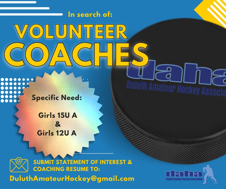 Yes, you definitely should volunteer coach with the Icebreakers this season! 😍🏒<a href="/DuluthIcebreak1/">Duluth Icebreakers</a>