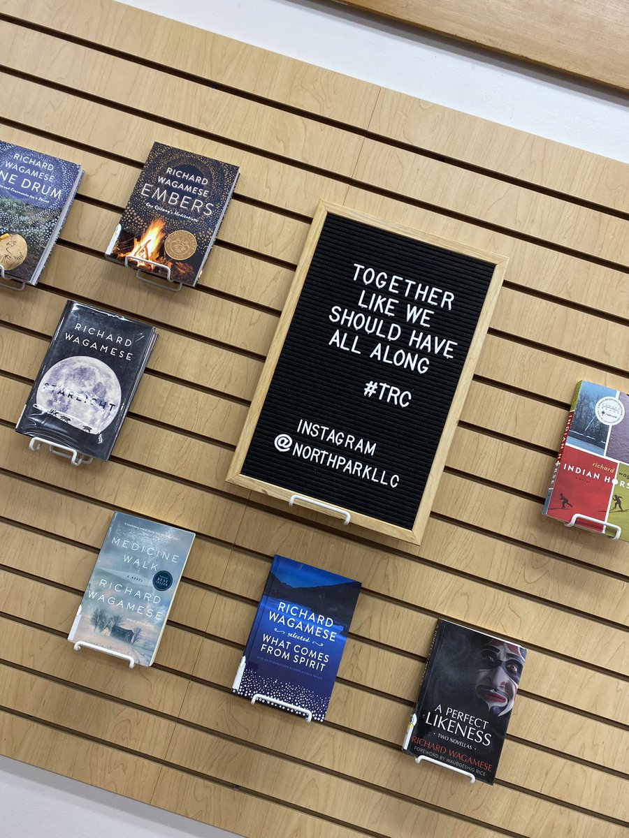 NPCLibrary's tweet image. #truthandreconciliationweek @NPCLibrary features a favourite author, Richard Wagamese.  Read. Listen. Learn.  @NPCVSPrincipal @GEDSB