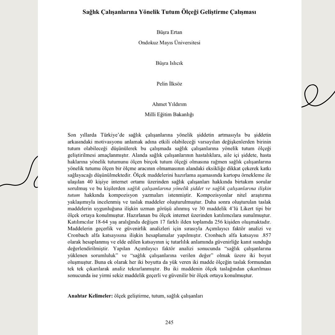 aybuspirelab's tweet photo. Merhabalar, 
Geçtiğimiz aylarda düzenlenen IV. Sosyal Psikoloji Kongresi’nde poster sunumunu tamamlayan lab araştırmacımız Büşra Ertan’ın çalışmasının özeti kongre kitapçığında yayınlandı. Kendisini tebrik ediyoruz. Çalışma hakkında detaylı bilgi için:@busraaertann 
#aybuspirelab https://t.co/ANpY8JCrB4